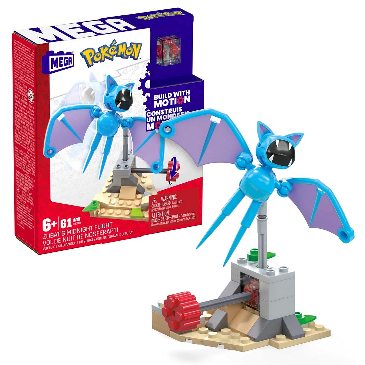 Mega construx pokemon vuelo en el desierto de zubat HKT19 POKEMON MEGA BLOKS