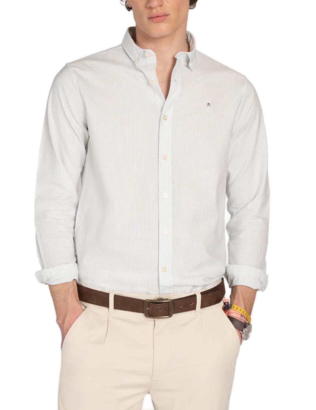 Camisa Harper & Neyer mediterraneo azul rayas para hombre