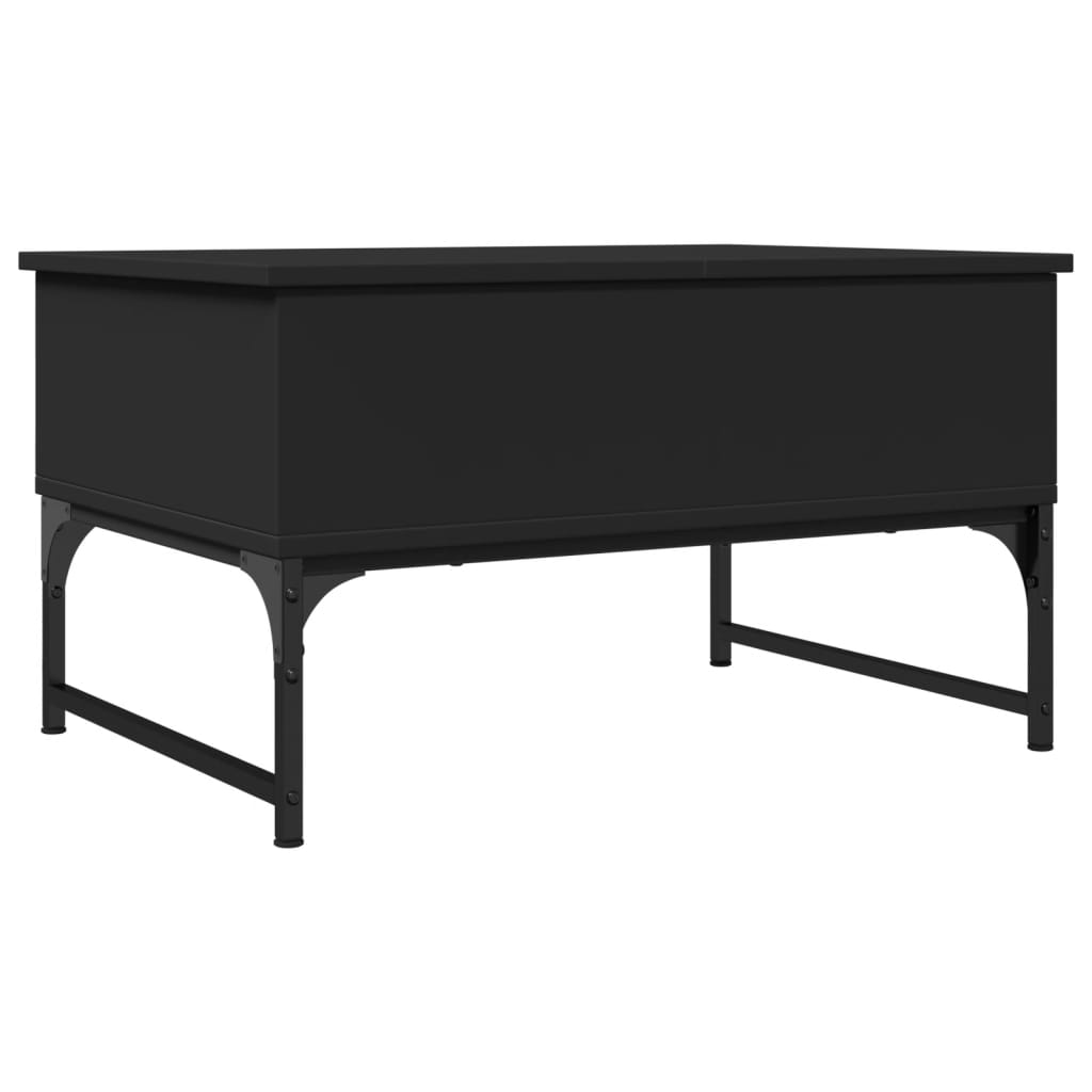 Vidaxl - Mesa de Centro Madera y Metal Humo 70x50x40 Cm - Negro