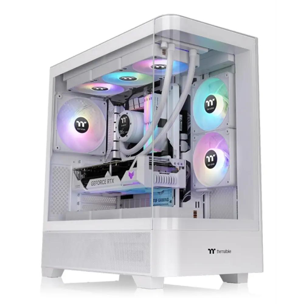 Torre PC Caja PC Thermaltake View 290 TG ARGB Blanca ATX Vidrio Templado ARGB