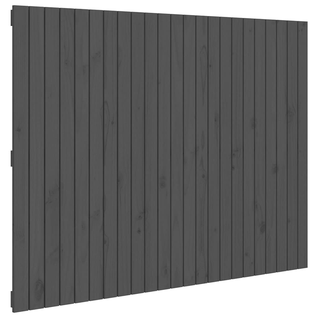 vidaXL Cabecero de cama de pared madera maciza de pino 146,5x3x110 cm