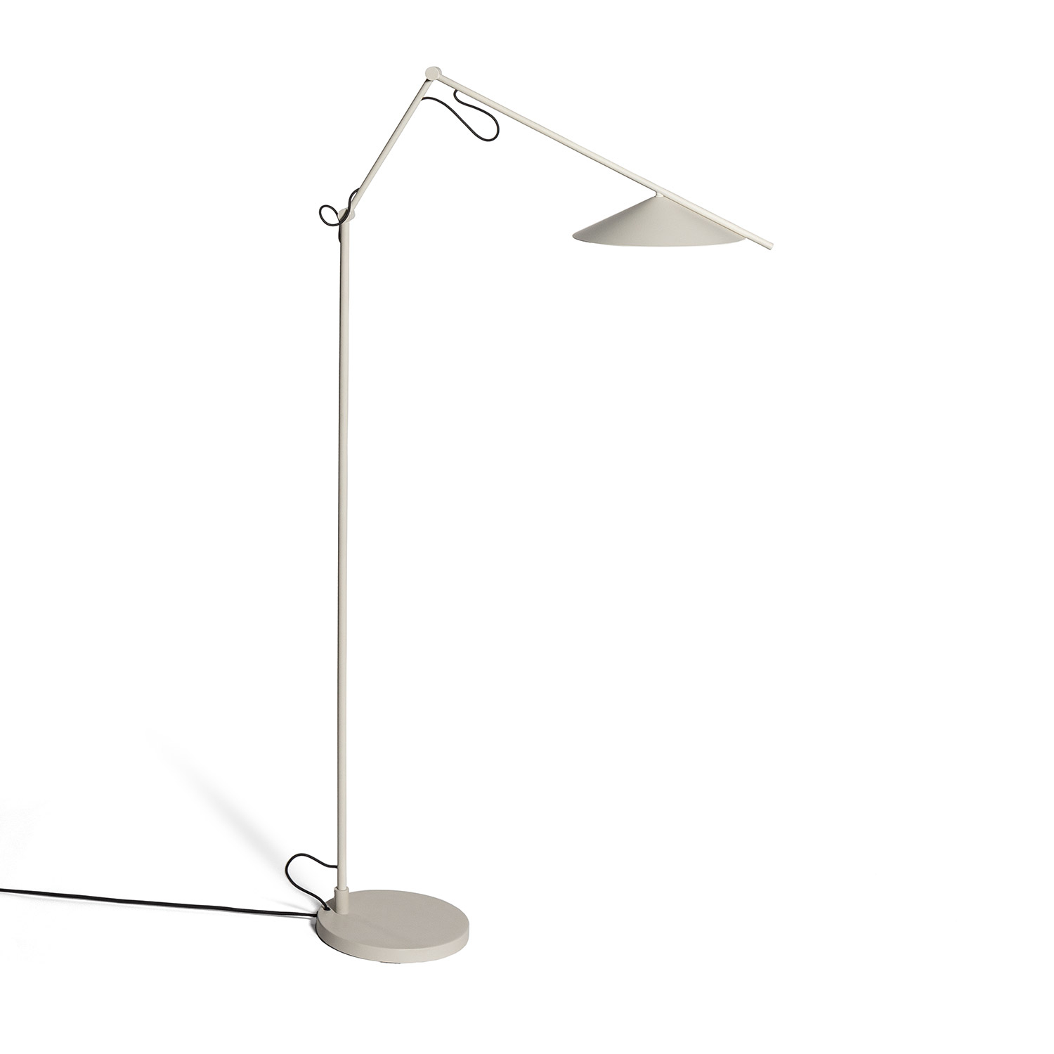 Ledkia Lámpara de Pie LED 8W Metal Evian Beige