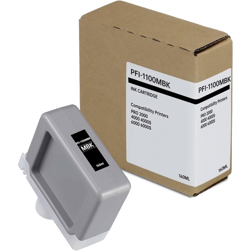 Canon PFI-1100mbk original tinta negra mate 160ml