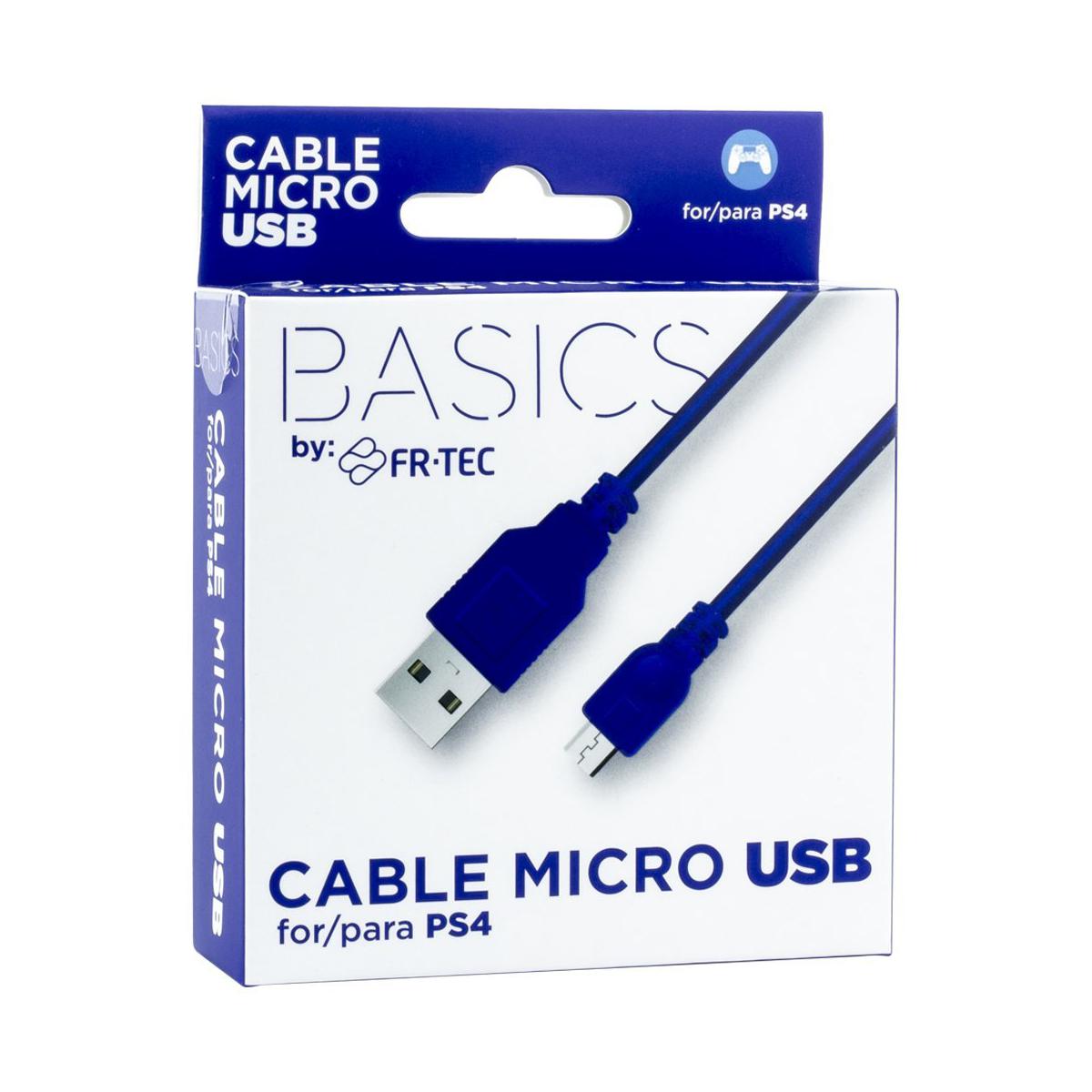Cable Usb 2.0 Fr-Tec Ft0018 Para Ps4/ Usb Macho - Microusb M