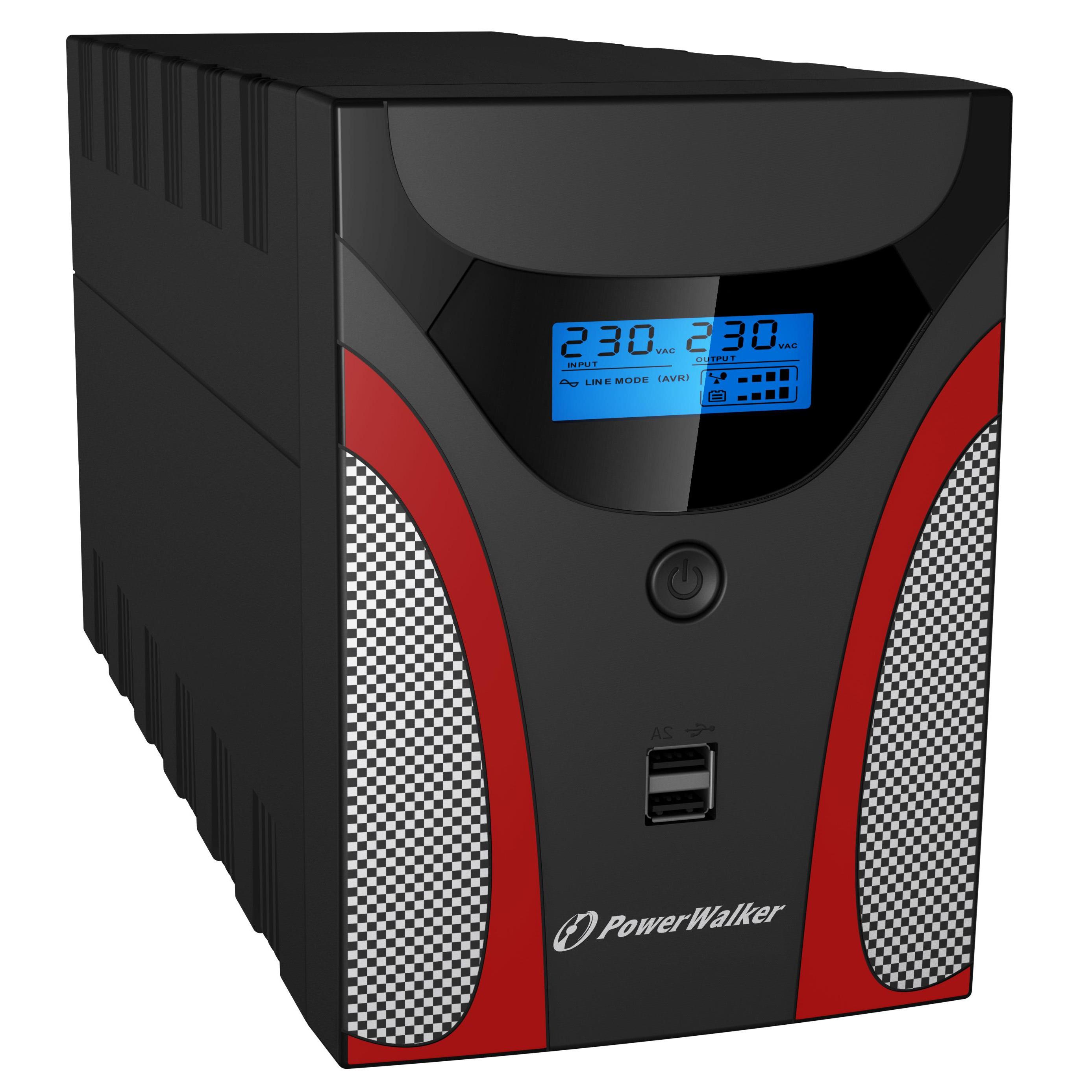 PowerWalker VI 2200 LCD/IEC sistema de alimentación ininterrumpida (UPS) Línea interactiva 2,2 kVA 1200 W 6 salidas AC