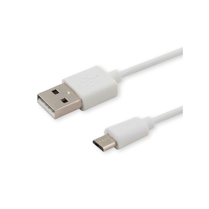 Savio - CL-123 cable USB USB 2.0 1 m USB A Micro-USB B Blanco CL-123