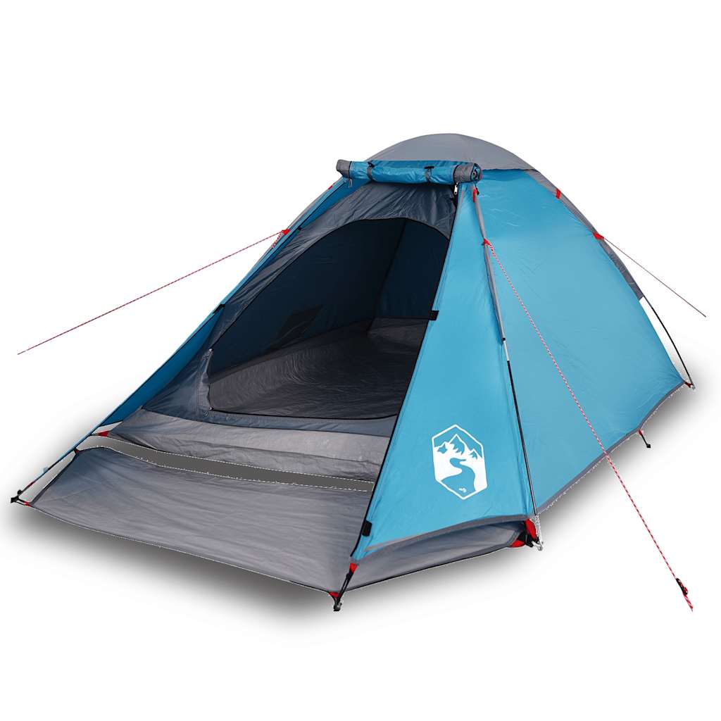 vidaXL Tienda de campaña iglú 4 personas tela opaca impermeable Color Azul,  Gris y naranja,  Verde y mas