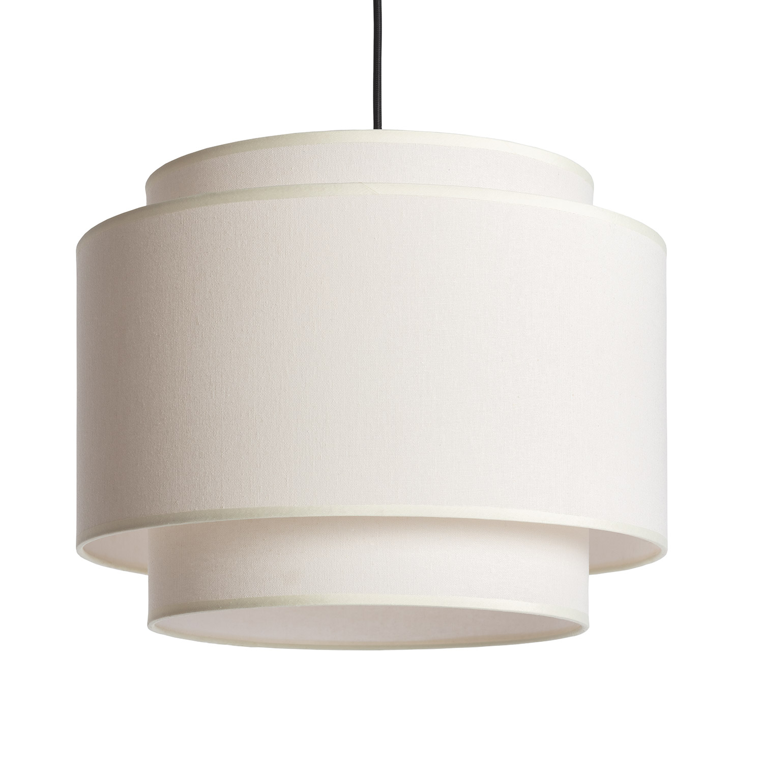 Ledkia Lámpara Colgante Metal y Tela Arija Diseño Único y Elegante