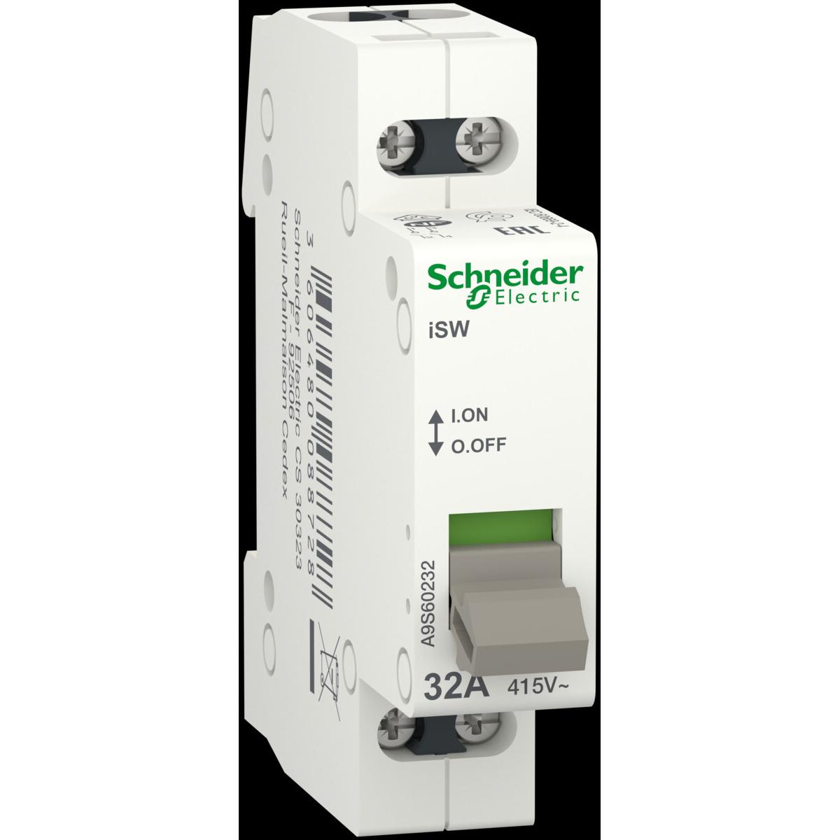 Interruptor de aislamiento iSW-32-2 32A 2 polos