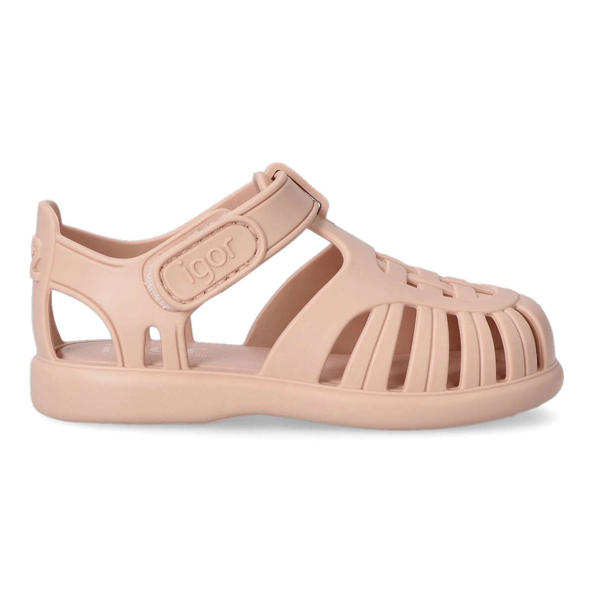 IGOR - Sandalias cangrejeras Tobby para niños, con cierre de velcro y plantilla acolchada, fabricadas en goma flexible en España