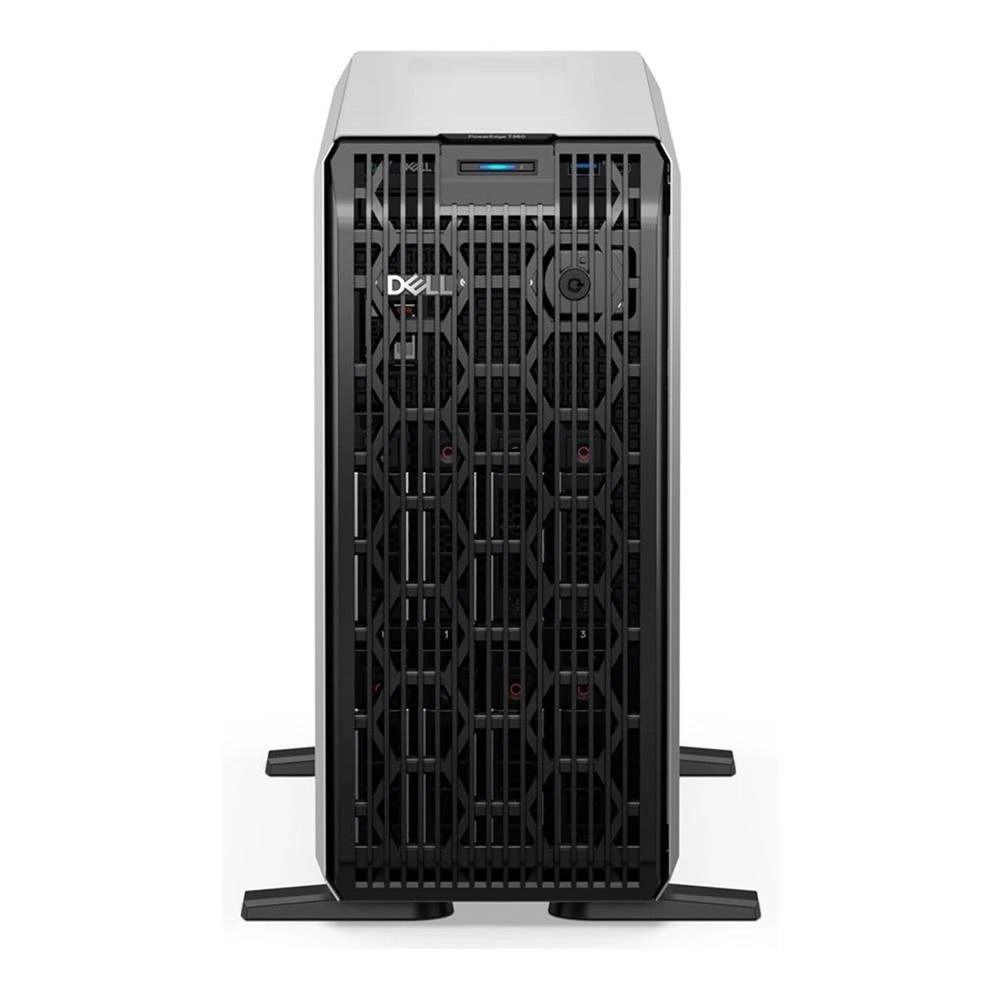 Dell - Servidor PowerEdge T360 con procesador Intel Xeon 6325P, 8 núcleos, 12 MB caché, 32 GB DDR5 ECC y SSD SATA de 480 GB para entornos profesionales