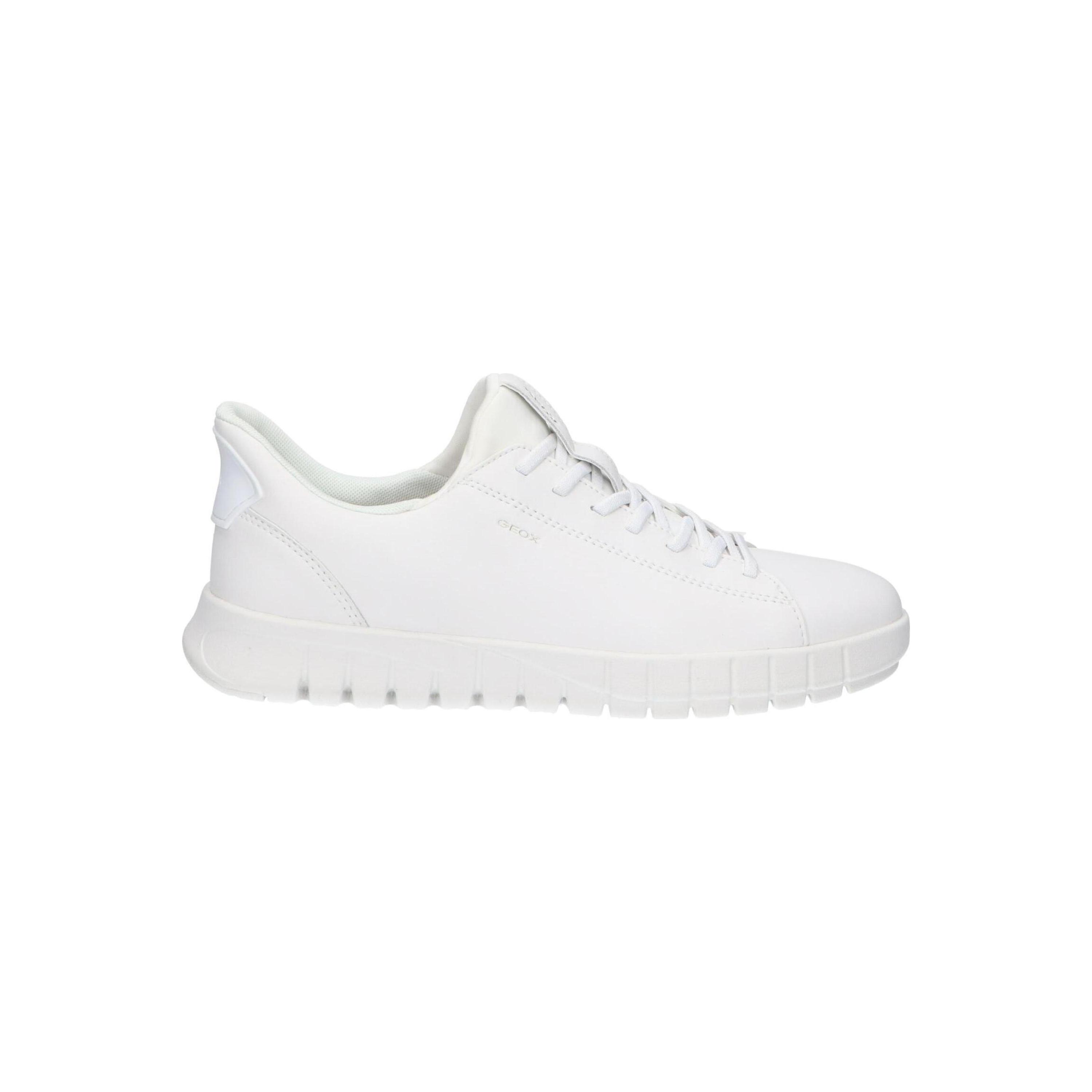 Zapatillas casual para hombre Geox en color blanco