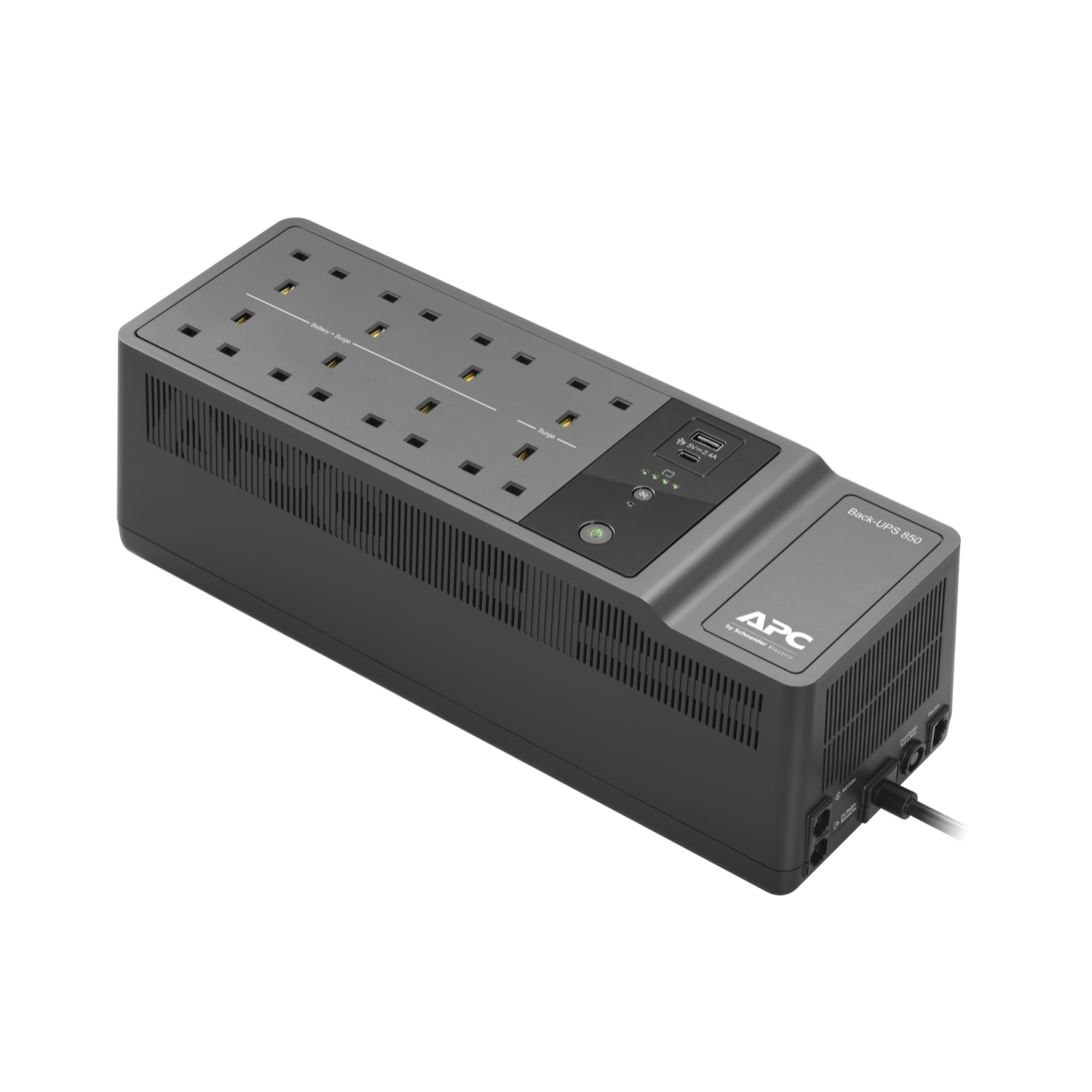 APC BE850G2-UK sistema de alimentación ininterrumpida (UPS) En espera (Fuera de línea) o Standby (Offline) 0,85 kVA 520 W
