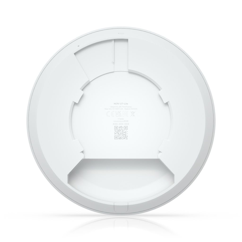 Ubiquiti - Punto de acceso WiFi 7 U7-LITE para oficinas y espacios públicos, hasta 4300 Mbit/s, soporta 200 dispositivos, PoE y seguridad PPSK