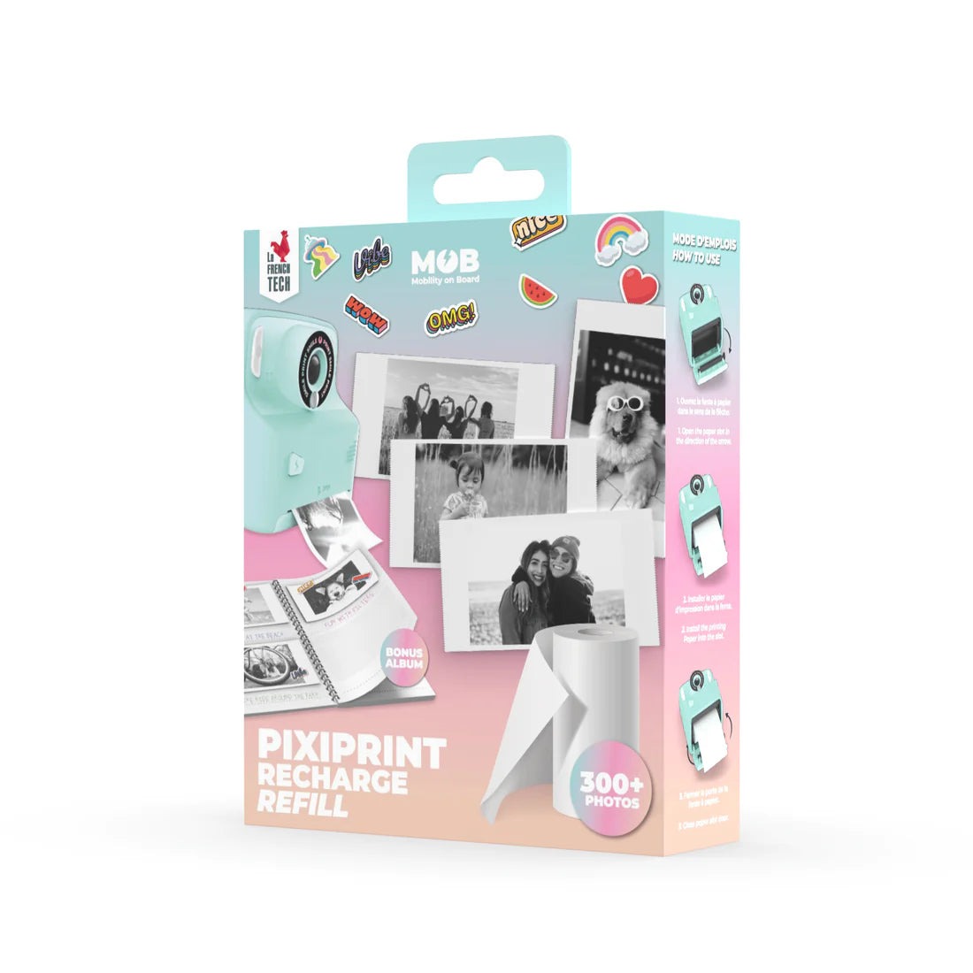Mmmimóvil Álbum de Fotos Creativo Pixiprint + 4 Rollos