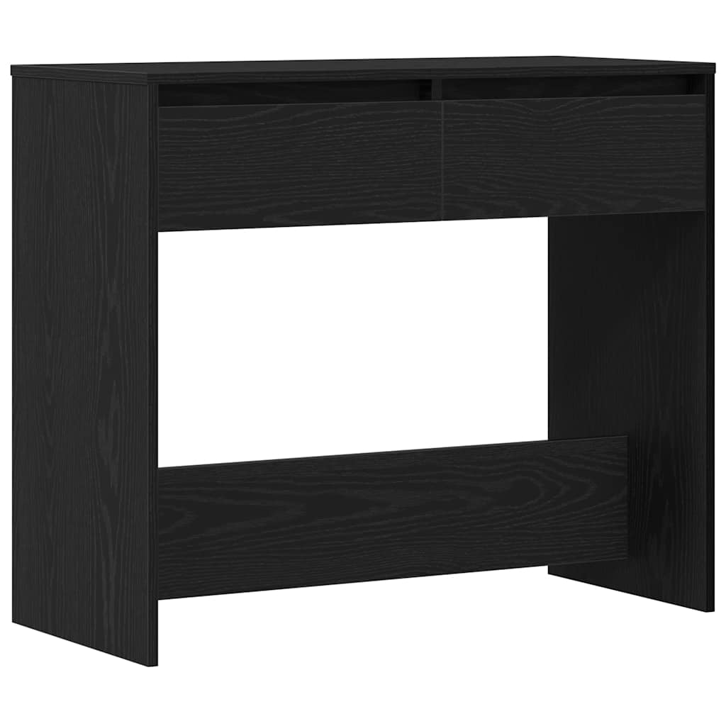vidaXL Mesa consola madera de ingeniería roble artesanal 89x41x76,5 cm en color Roble artisan/Roble negro/Madera antigua y más | estructura resistente ideal para salón dormitorio o estudio