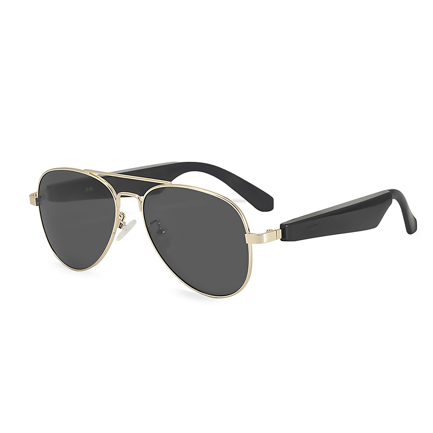 DAM. Gafas inteligentes A01-3111, control de llamada bluetooth, asistente de voz, traducción AI. Tamaño S. 15x16x5cm