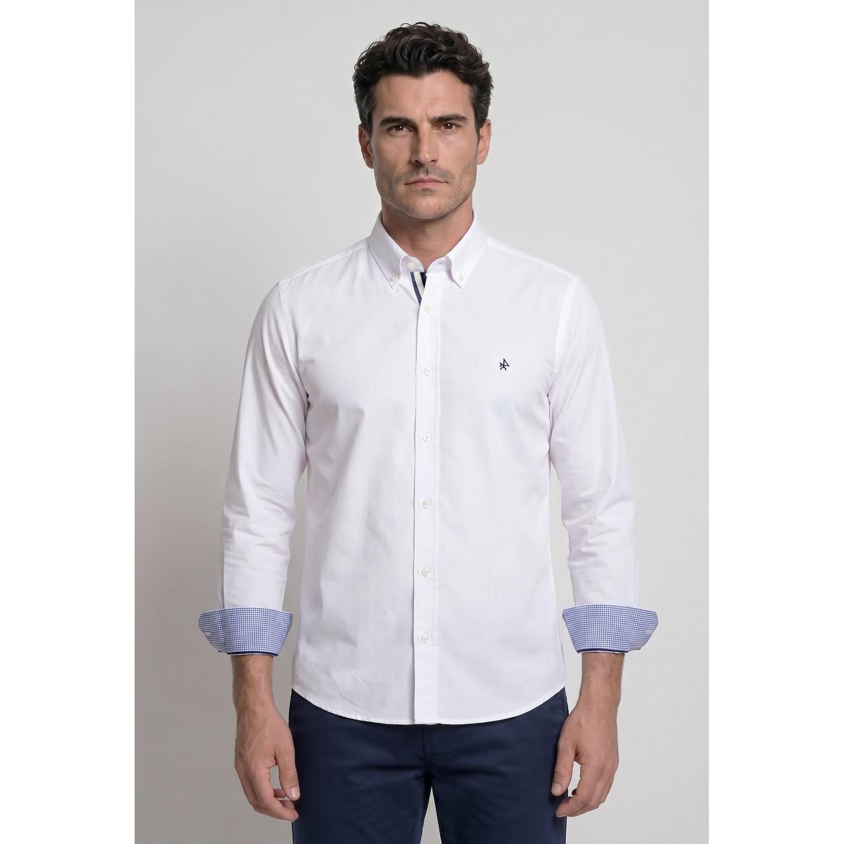Camisas clásica Valecuatro blanca