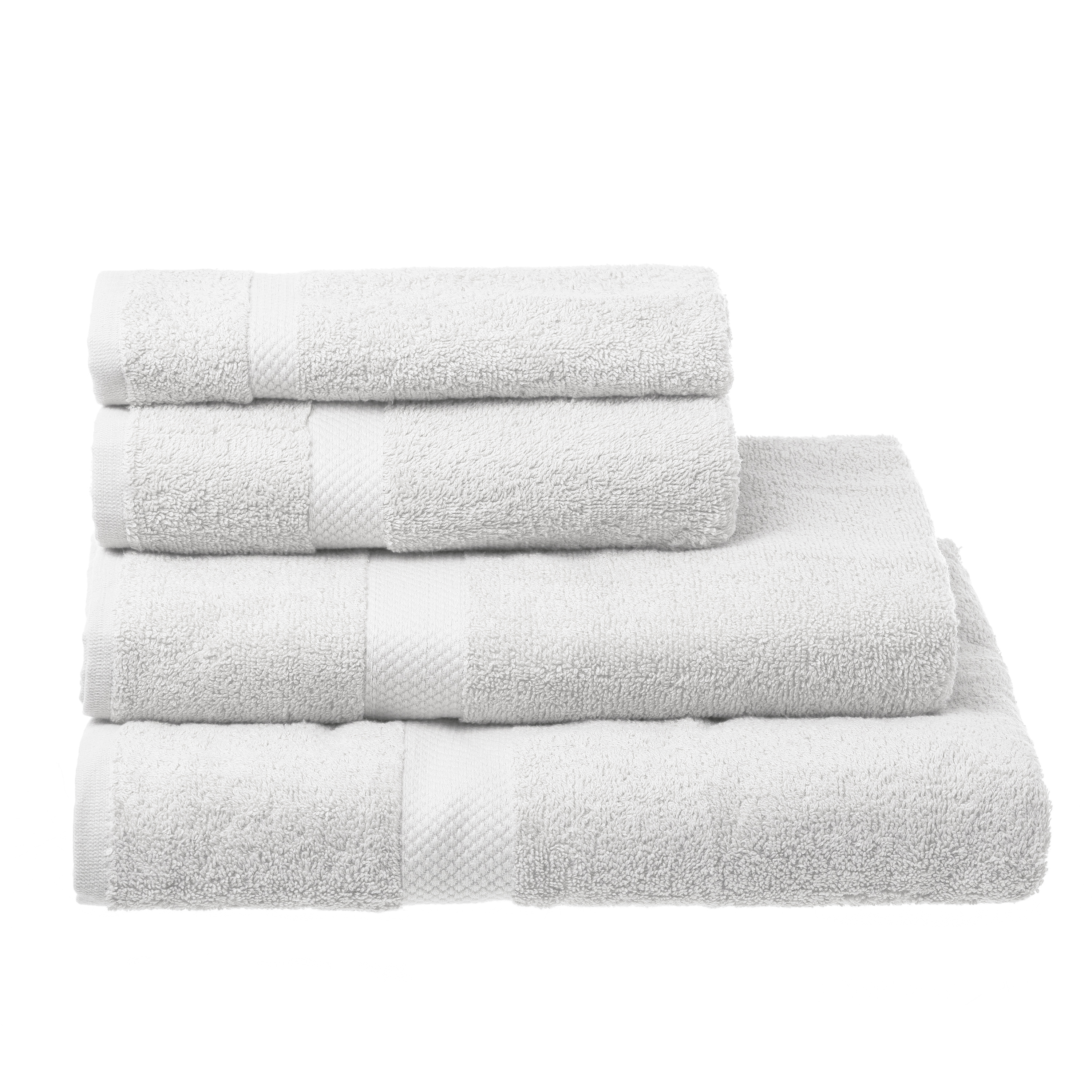 TIENDA EURASIA - Juego de Toallas de Baño, 4 Piezas, Toallas Baño, 100% Algodón, 550 gr, Toallas de Baño de Tacto Suave y Gran Absorción