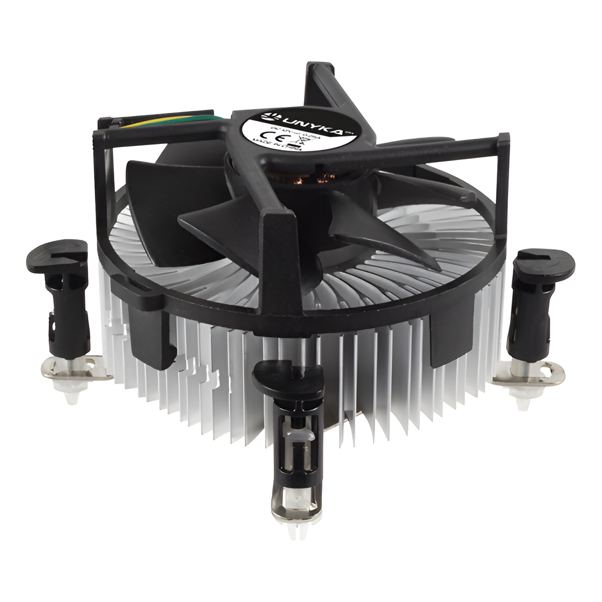 Unykach Ventilador CPU con Disipador de Aluminio para Refrigeración Constante y Rendimiento Óptimo