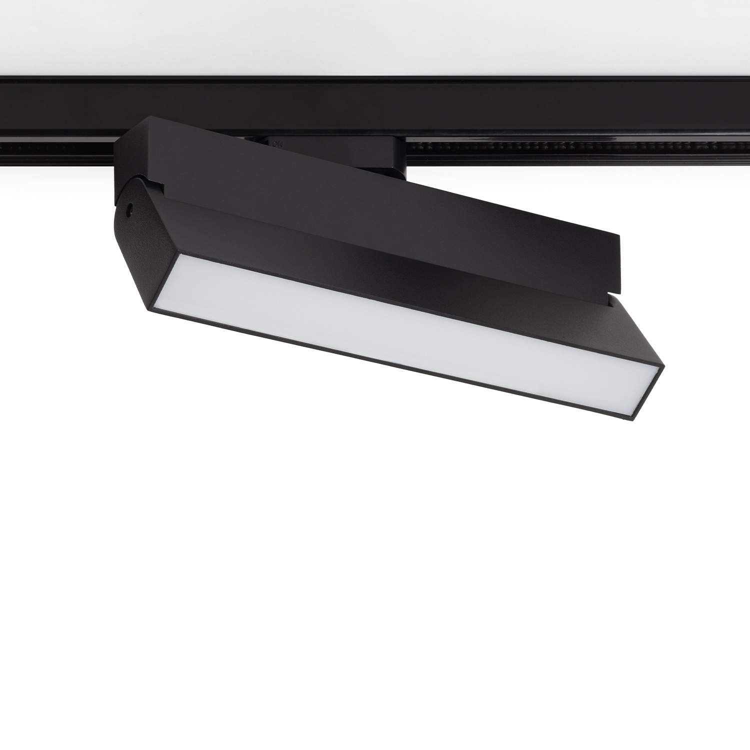 Ledkia Foco Carril Lineal LED Monofásico 24W Regulable CCT Elegant Negro (3000K - 4000K - 5000K) Seleccionable