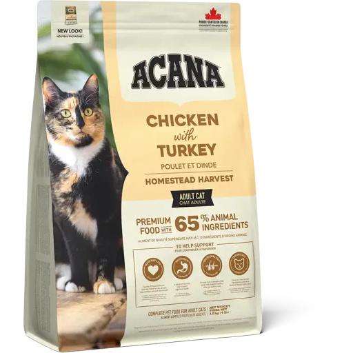 Acana Pienso Homestead Harvest para Gatos de Pollo (Gatos , Comida , Pienso) - 4.5 KG