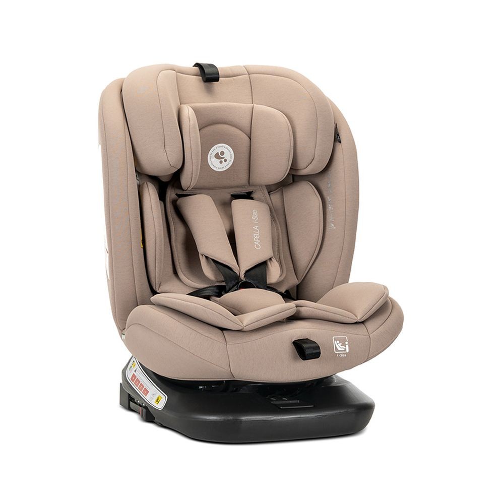 Lorelli - Silla de auto CAPELLA I-Size 40–150 cm con rotación 360°, sistema ISOFIX y homologación ECE R129/04 para bebés desde nacimiento hasta 12 años