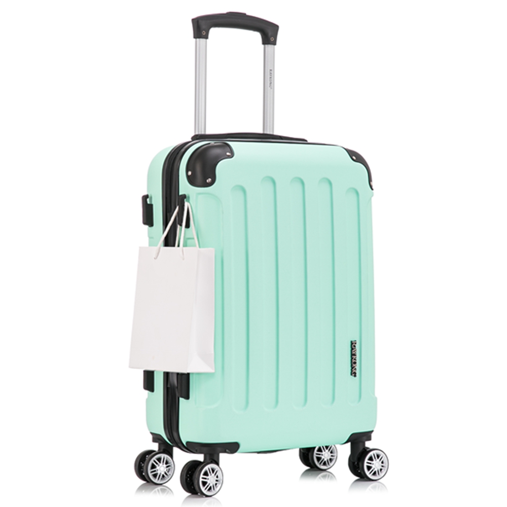 Maleta Cabina Mano ABS 55x40x20cm (40L)- 20 Pulgadas - Wizzair Ryanair Vueling Iberia  - Negro/Azul/RosaDorado/Plateado/Amarillo/Rojo/RosaPalo/Turquesa/Verde/Menta/Morada