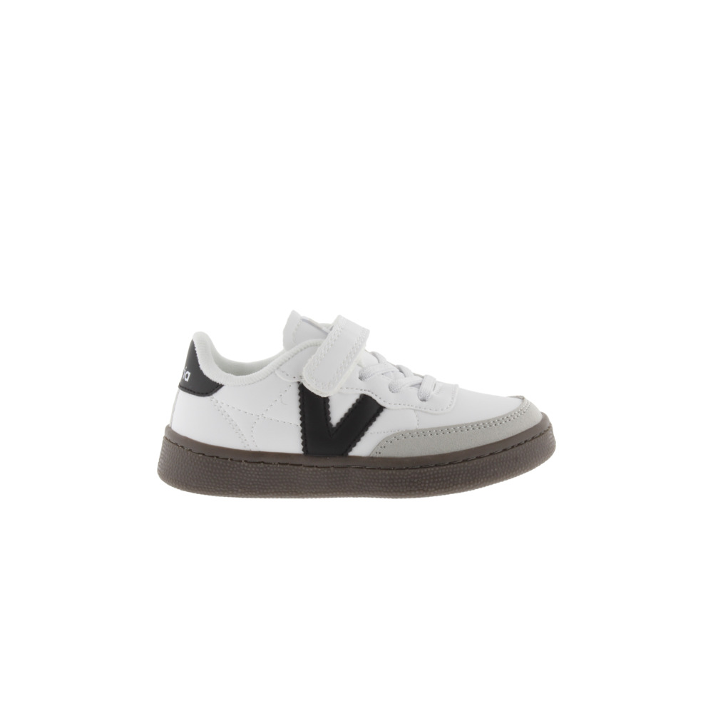 Victoria Oslo Zapatillas de efecto piel con piezas en contraste y suela marrón chocolate 1256100