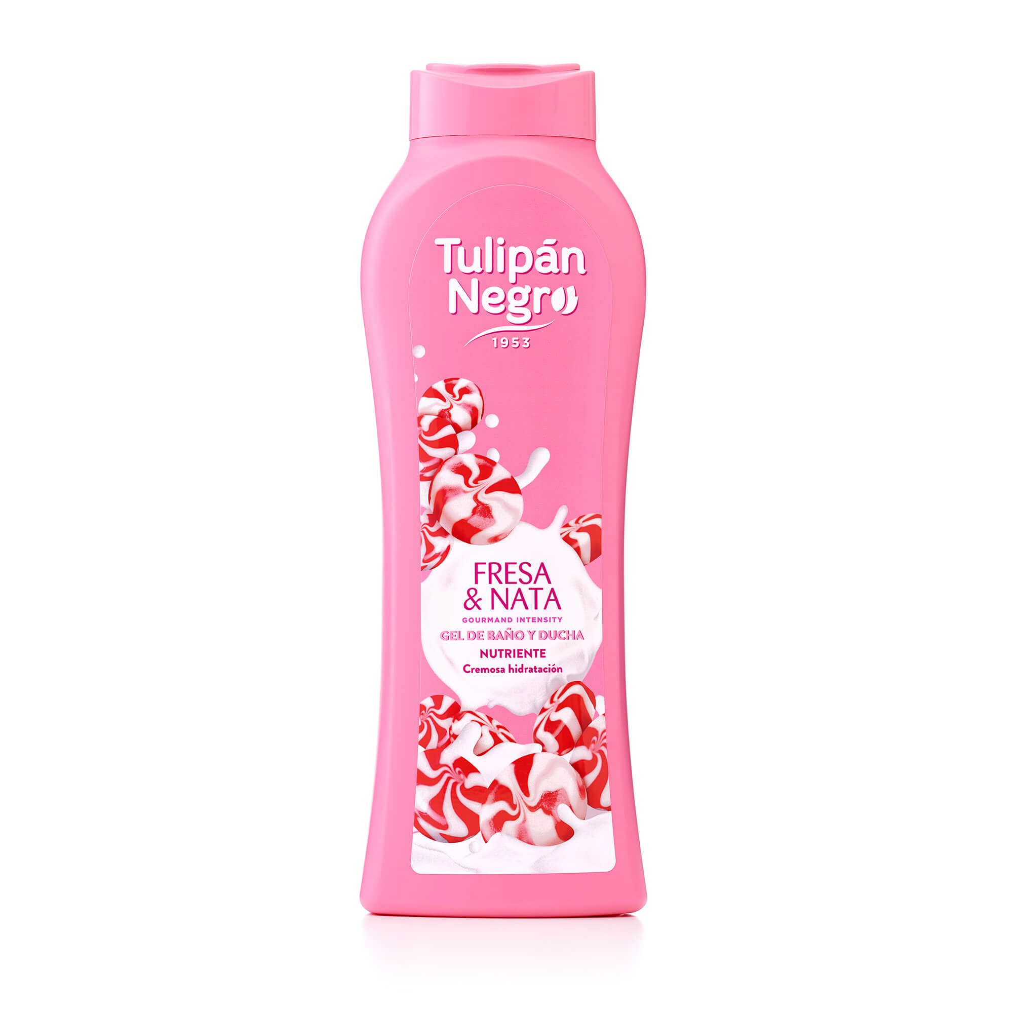 Tulipan Negro Vainilla & Macadamia Gel De Baño Y Ducha Gel de ducha  hidratante con dulce aroma 650 ml