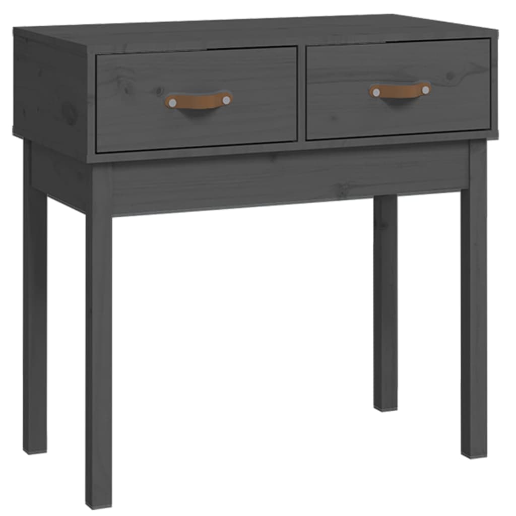 Vidaxl Mesa Consola Madera Maciza de Pino 76,5x40x75 Cm Natural