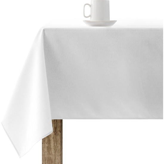 BL BELUM - Mantel 180x180 cm resinado antimanchas- mantel impermeable NO Hule- mantel Tejido 100% algodón orgánico- mantel liso tacto algodón - Mantel Elegante Made By BL BELUM - Mantel No traspasan Líquidos Made Spain