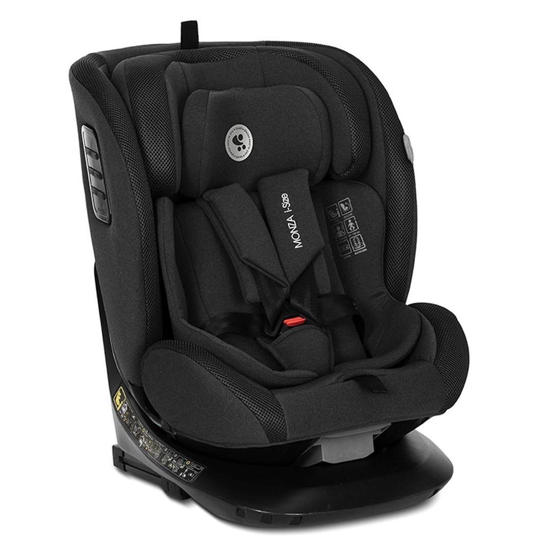 LORELLO Silla de auto MONZA I-Size (40-150 cm) Isofix 360° con barra antirrebote de Lorelli