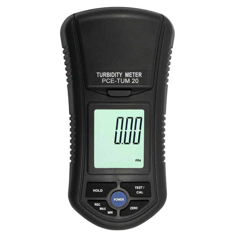 PCE-TUM 20 Medidor de Turbidez Portátil ISO 7027 0-1000 NTU - Cumple Normativas - Gran Pantalla LCD