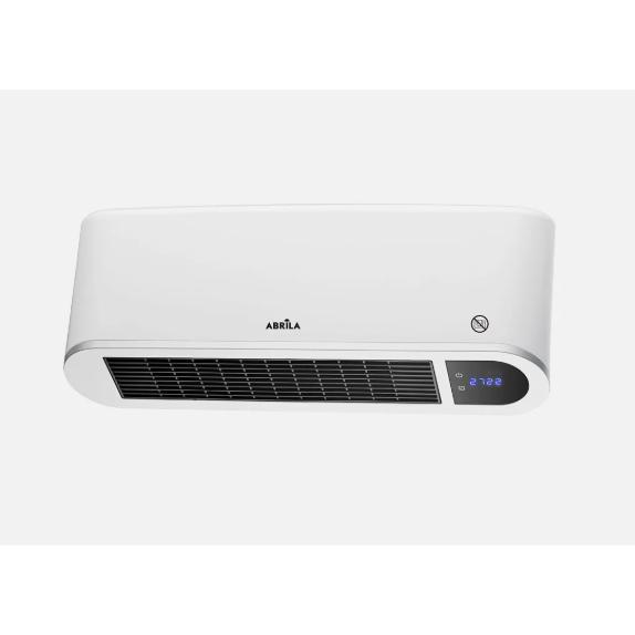 ABRILA Split Ceramico PTC Bonaire 2000w Blanco 2potencias 3funciones Display,remoto,temp,segur.ip23 20,5x50x12cm Calidad Garantizada