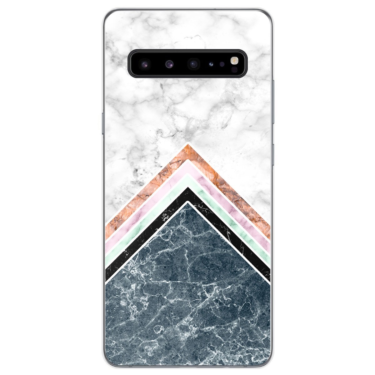 Tumundosmartphone Funda Gel Tpu para Samsung Galaxy S10 5G diseño Mármol 05 Dibujos