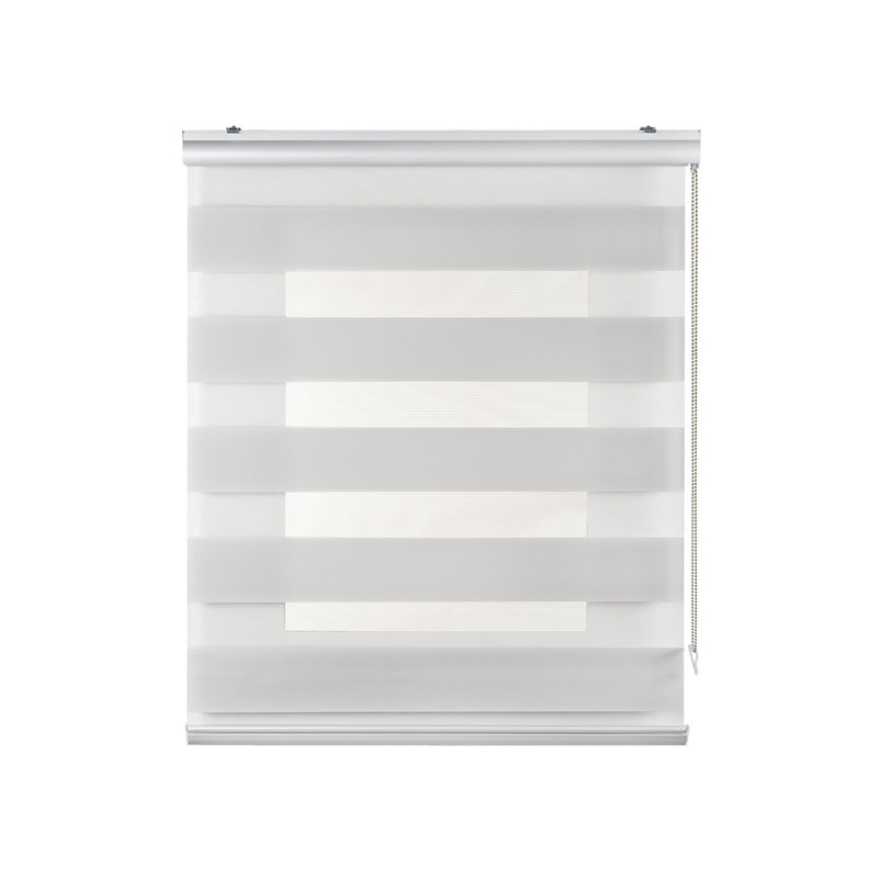 STORESDECO Estor Enrollable Noche y Día Plus con Acabados de Aluminio Premium. Estor enrollable con Doble Tejido para Ventanas y Puertas. Estores de Alta Calidad