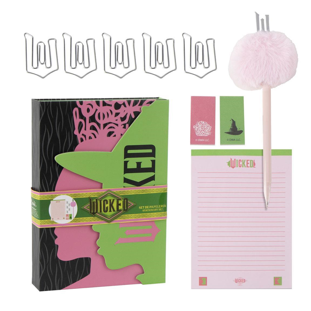 Pack de papelería oficial Wicked  (Cerdá 2700002000)