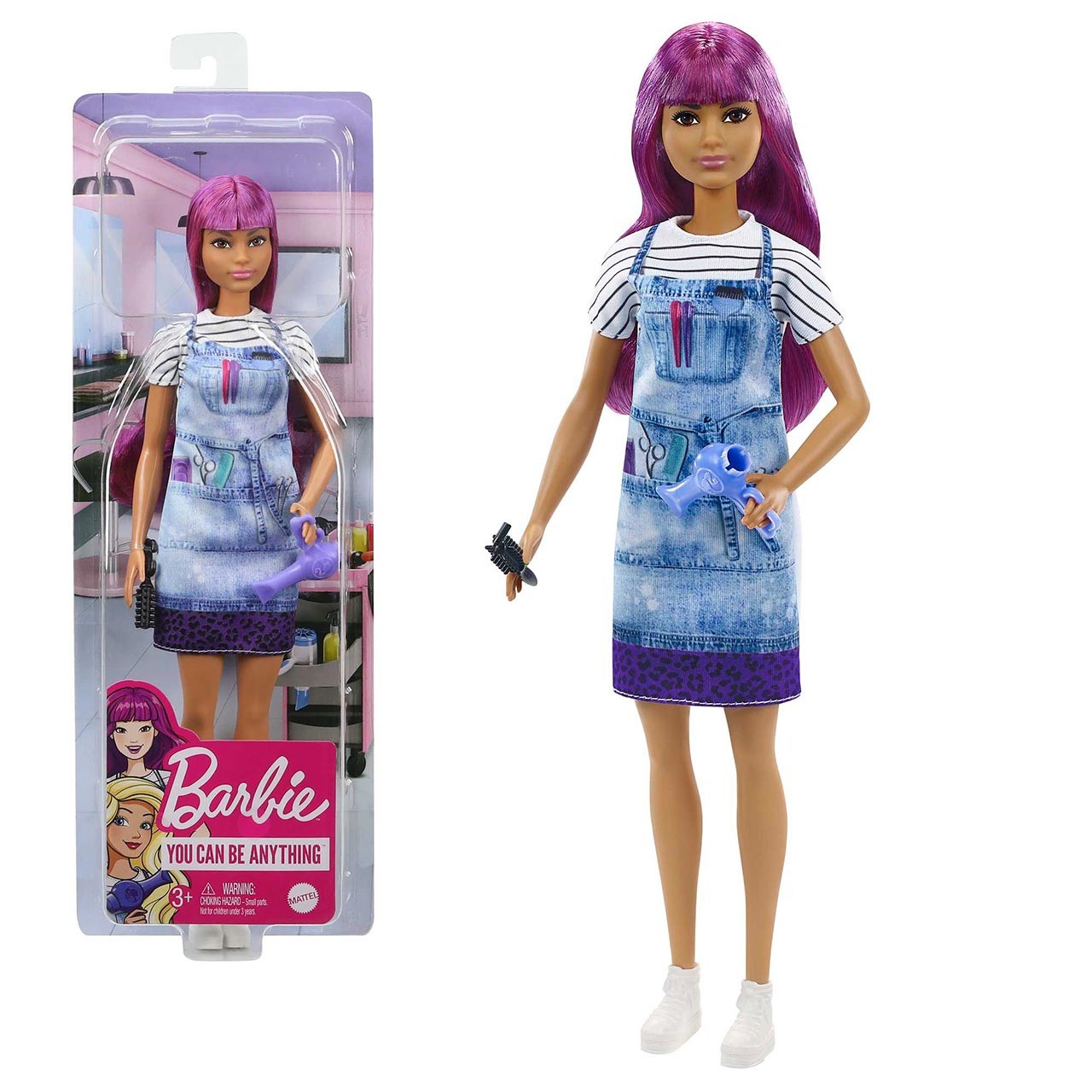 Boneca BARBIE Fashionista Vestido Vaquero Decolorado (Idade Mínima