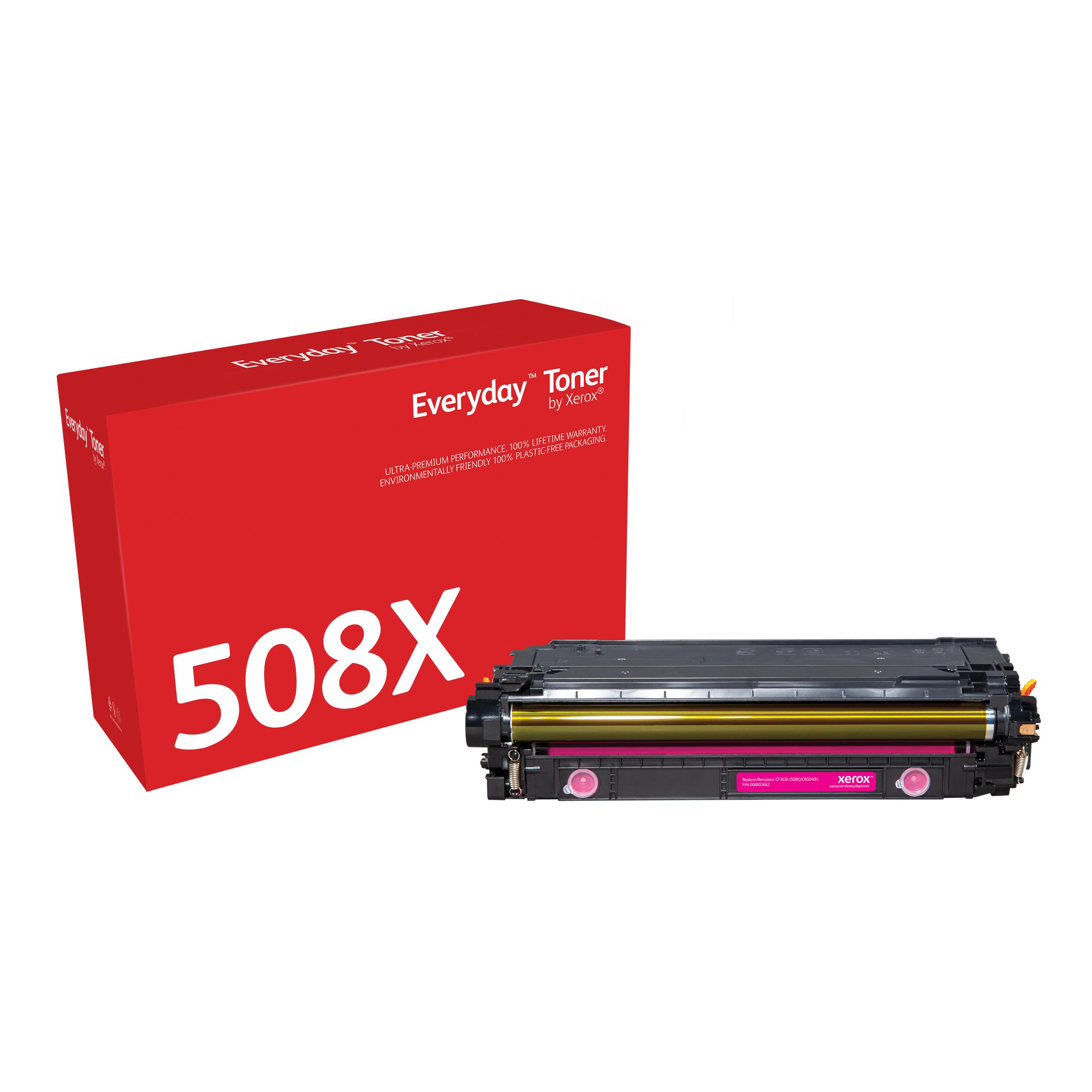 Compatible Everyday Tóner Magenta Equivalente a CF363X/ CRG-040HM para HP Color LaserJet Enterprise