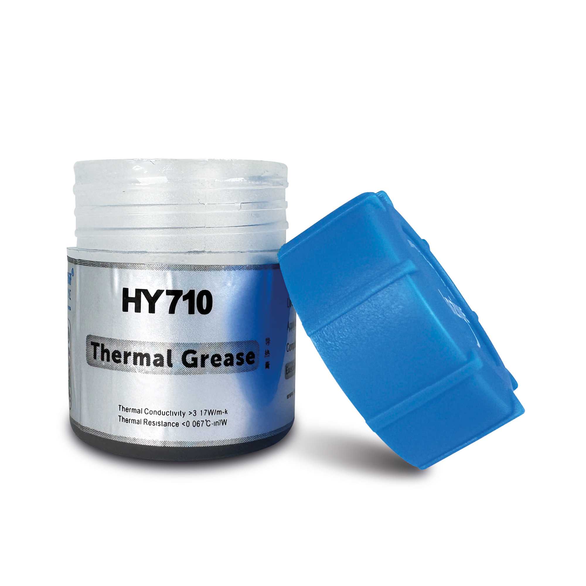 Ociodual OcioDual Pasta Termica, Thermal Paste Halnziye HY710 3.17W/MK(10g), Pasta Termica Procesador, CPU, GPU, PS4, PC, No Conductivo, Masilla Grasa Disipadora, Bote, Plateada