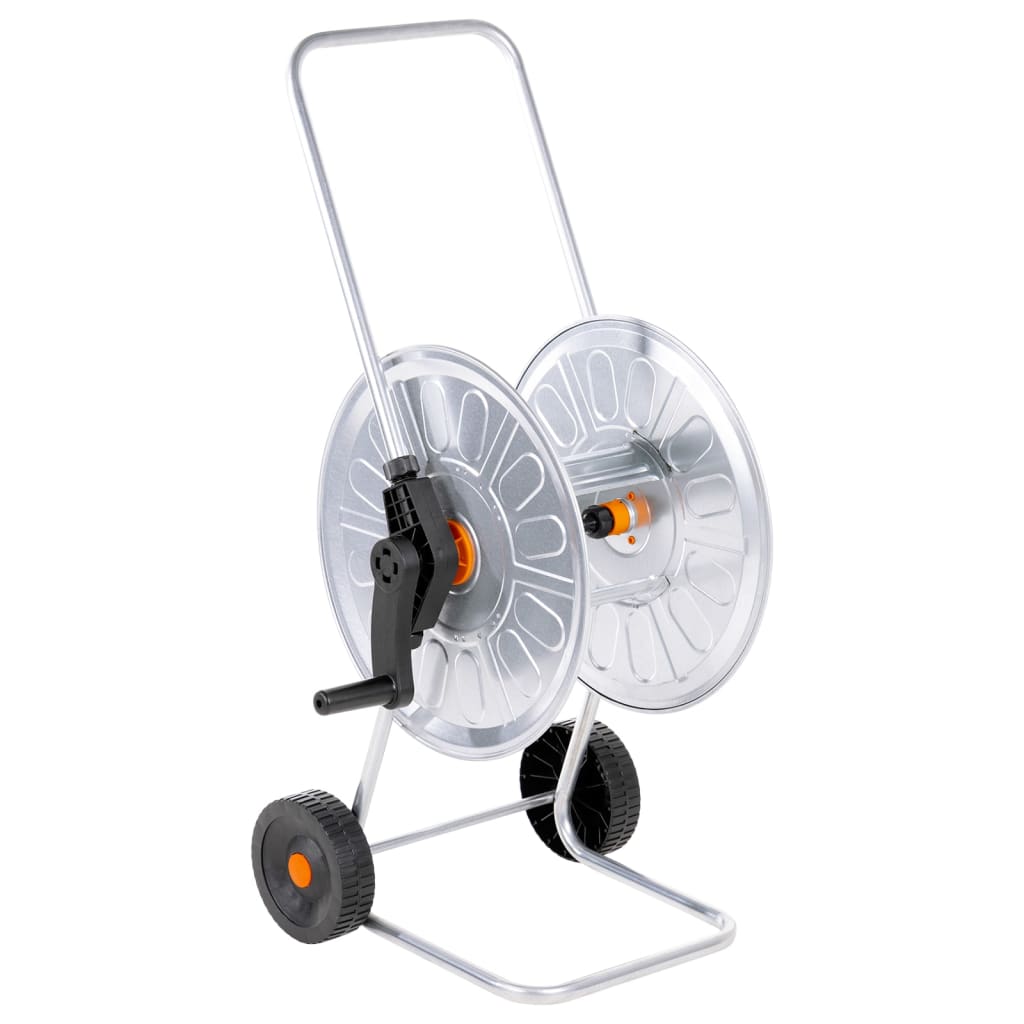 vidaXL Carrete de rollo para manguera de acero Dimensiones 35 cm, 40 cm