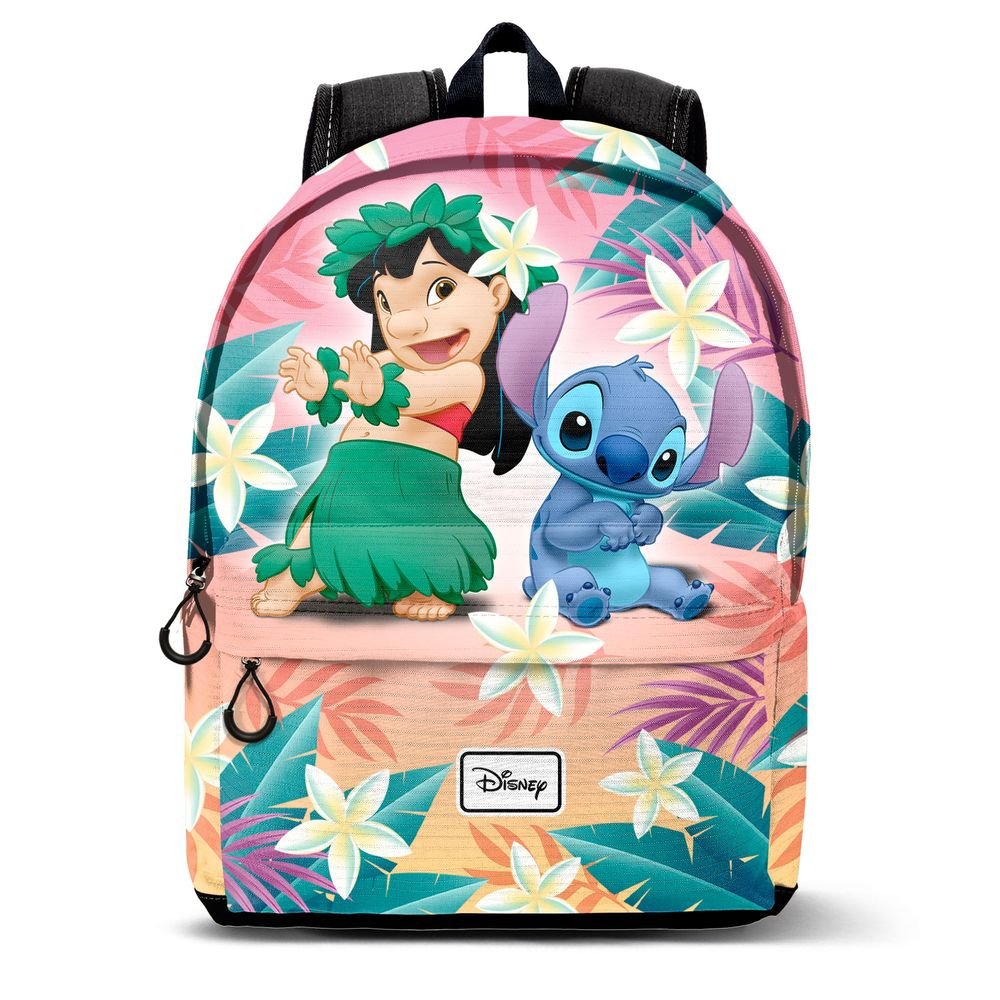 KARACTERMANIA MOCHILA ESCOLAR CON BOLSILLO LILO Y STITCH DANCE DANCE 18x31x41 Cms.