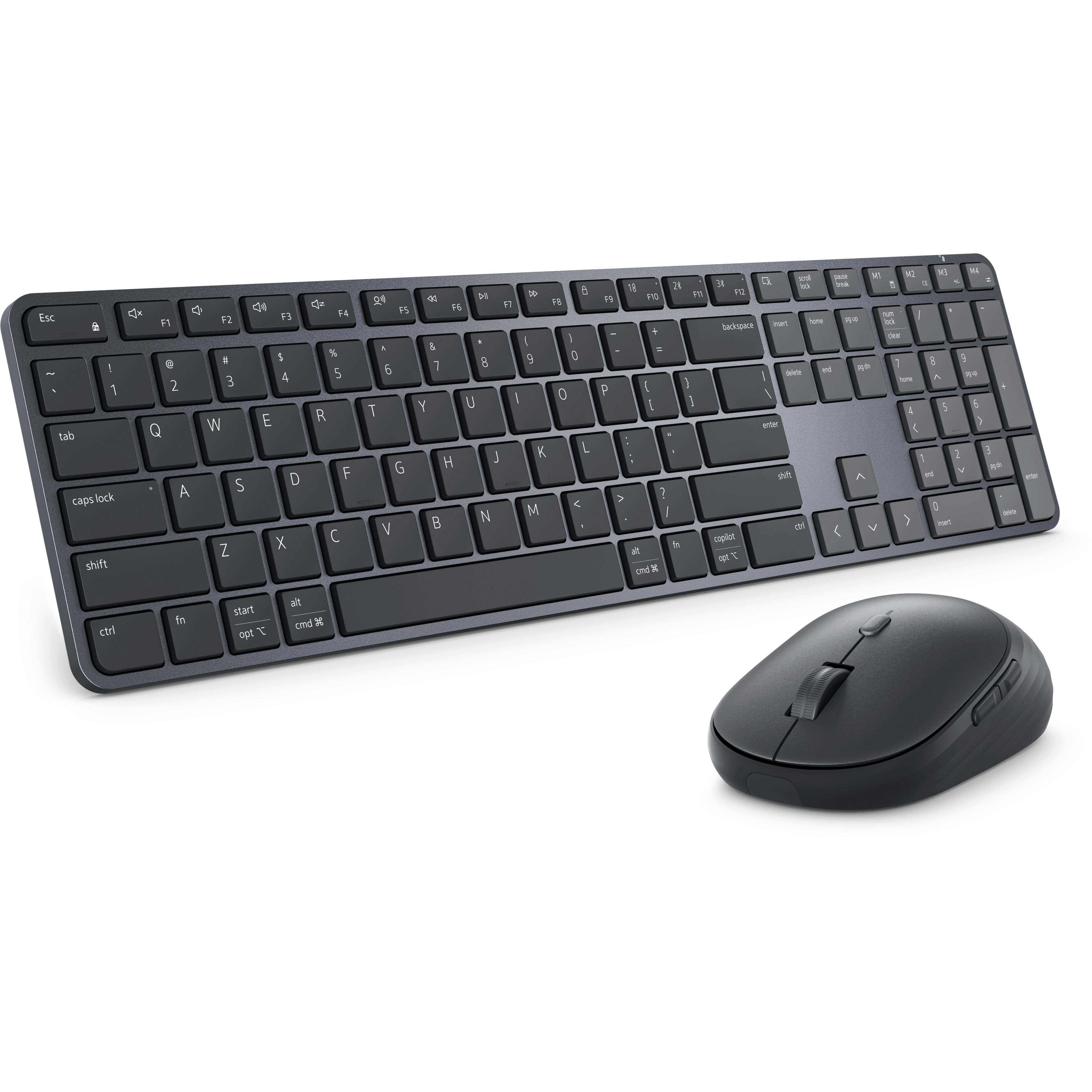 DELL Pro 7 Slim KM726 teclado Ratón incluido Hogar / Oficina RF Wireless + Bluetooth QWERTY Español Negro