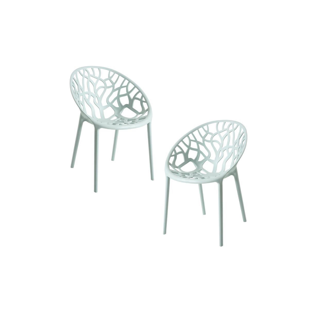 Regalos Miguel - Packs Sillas Jardín - Pack 2 Sillas Nido - Celadón