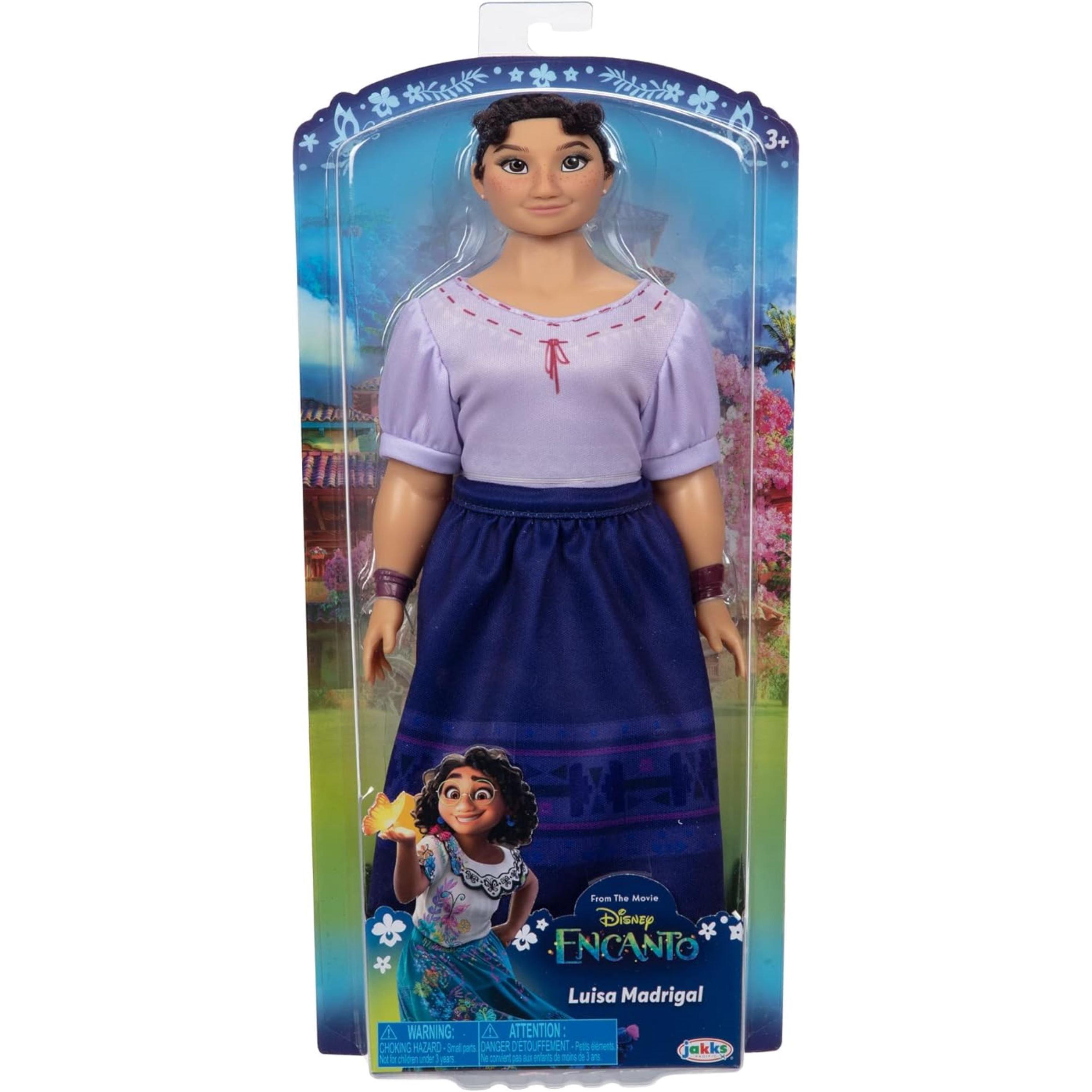 Figura LUISA de la película Disney ENCANTO - Figura de 30 cm - Fuerte y Trabajadora - Hay 4 más para coleccionar - JAKKS