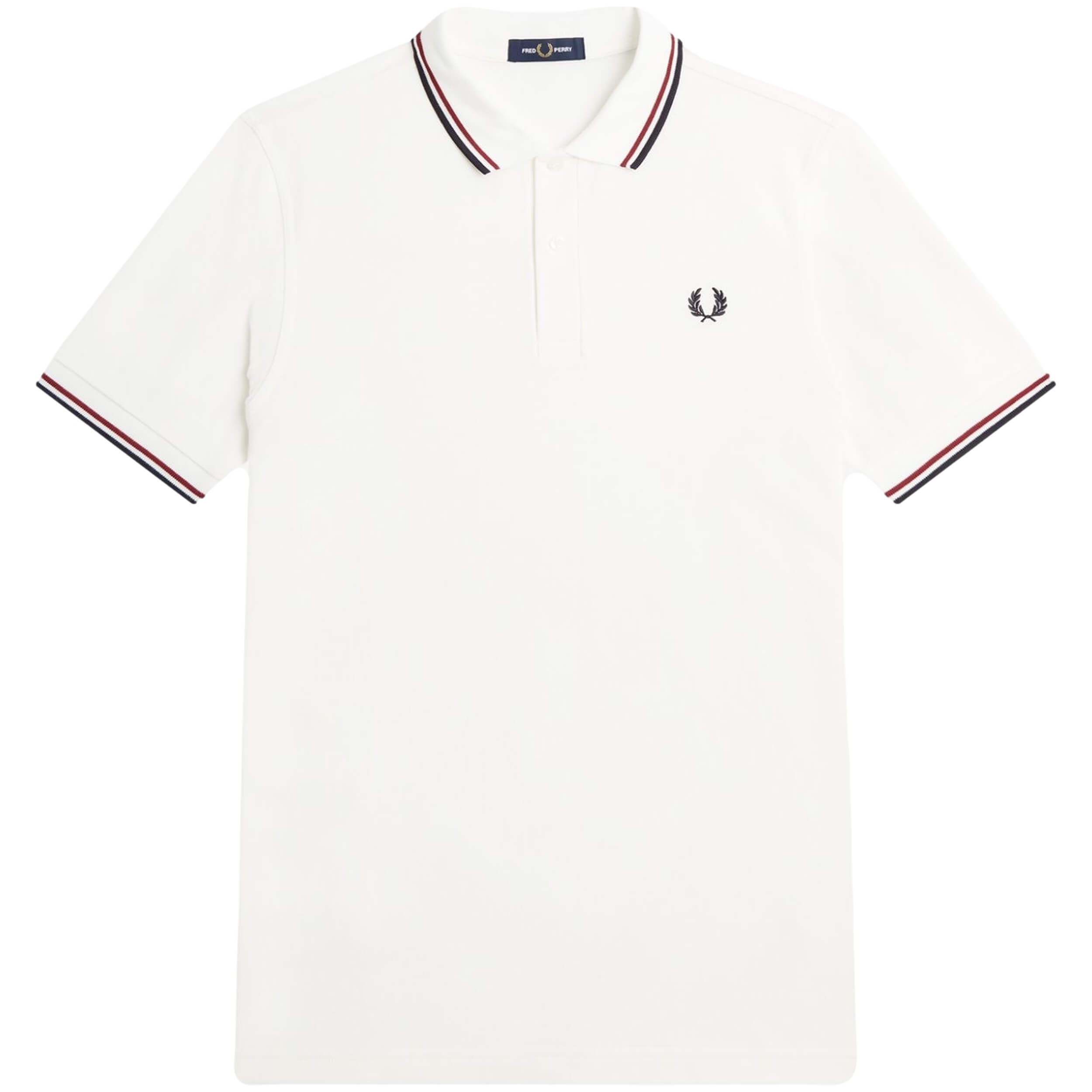 Polos De Manga Corta Fred Perry para Hombre en color Blanco