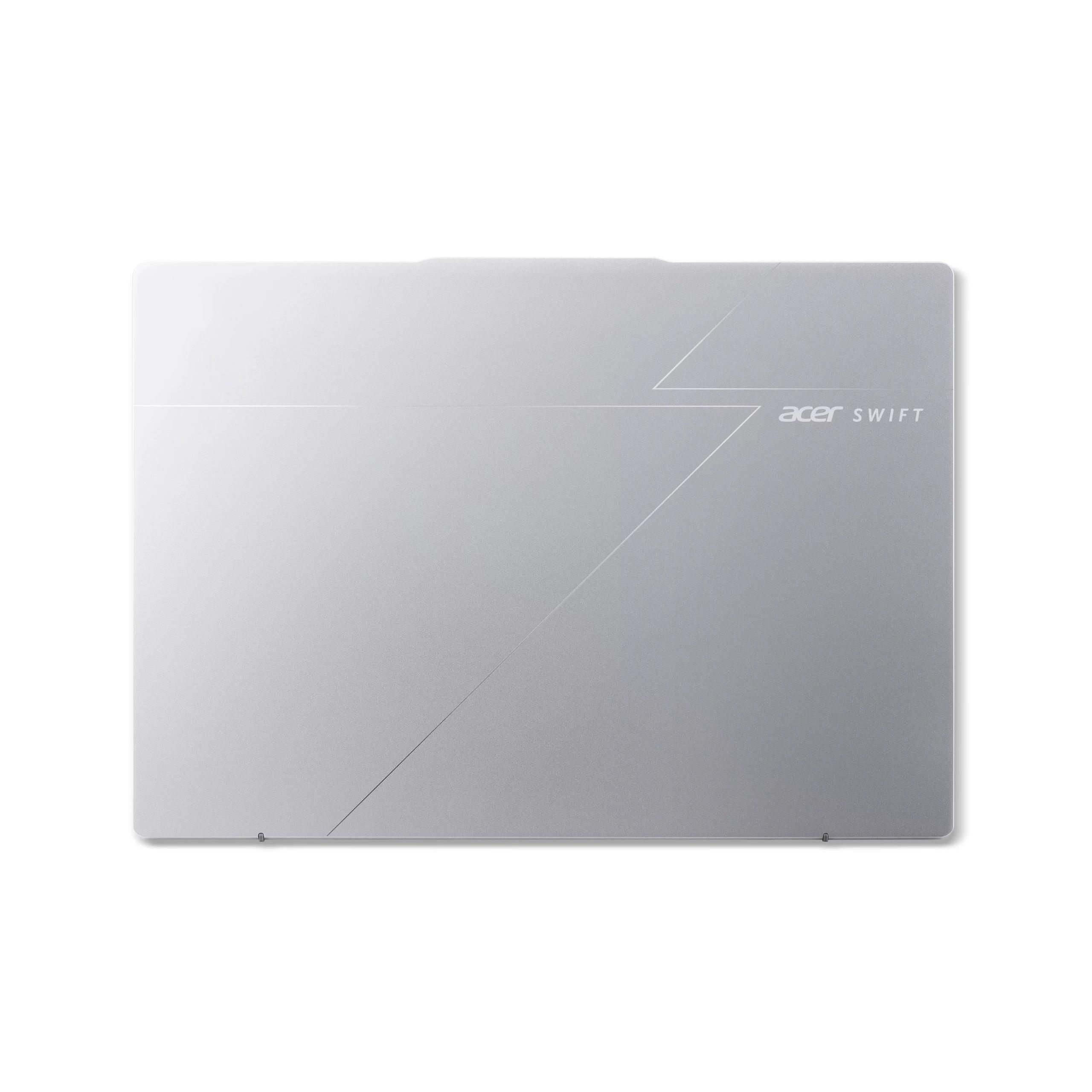 Pc portátil 7-258 Intel Core Ultra V 14" Windows 11 Acer SFG14-73-73EY NX.KWMEB.00 Ram 16 GB Disco 512 GB  | SSD, Pantalla OLED, Intel AI Boost, Plata