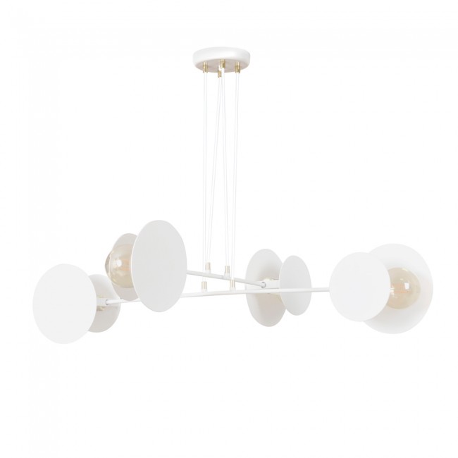 Wonderlamp Lámpara de techo Denis Blanco (4 luces)