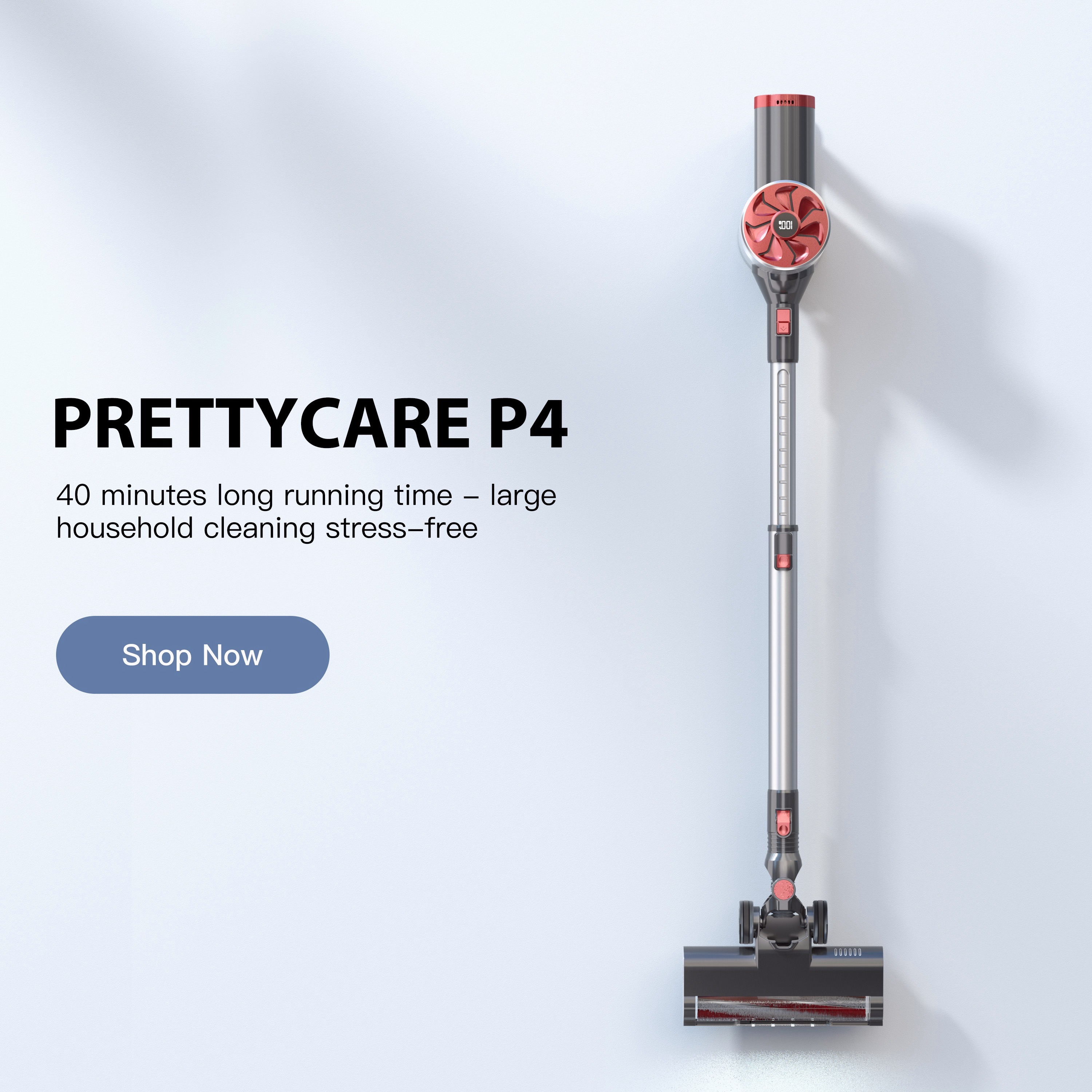 Aspiradora inalámbrica Prettycare P3 + Accesorios »